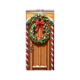 thumbnail image 1 of WLOELOEW Style A 35X82 Inch Christmas Door Cover Elastic Stretch Holiday Party Door Wall Decoration With Santa Pattern A, 1 of 6
