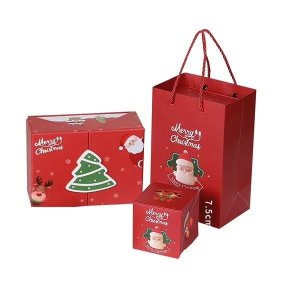 WLOELOEW Style B Surprise Explosion Gift Box Pop Up Jump Box For Money Christmas Gift Packaging 2.95 Inch Cube Paper B