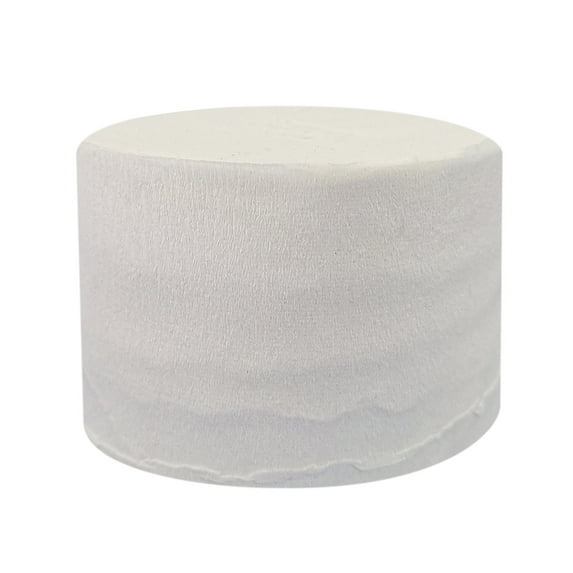 WLOELOEW White Crepe Paper Roll For Diy Crafts Party Decor 4.5Cm X 25M White Color Paper Material 1 Roll A