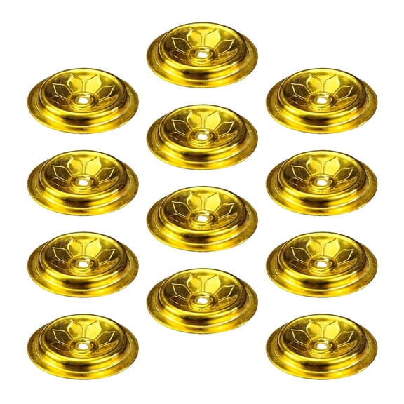 WLPZXP 12 Pieces Floating Candle Candles Centering Device Candle Accessories Disk s for S