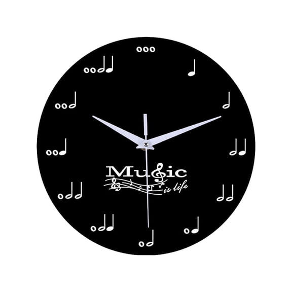 WLPZXP 12 inch Wall Clock Low Noise Circular Creative Hanging Decorative Musical Clocks