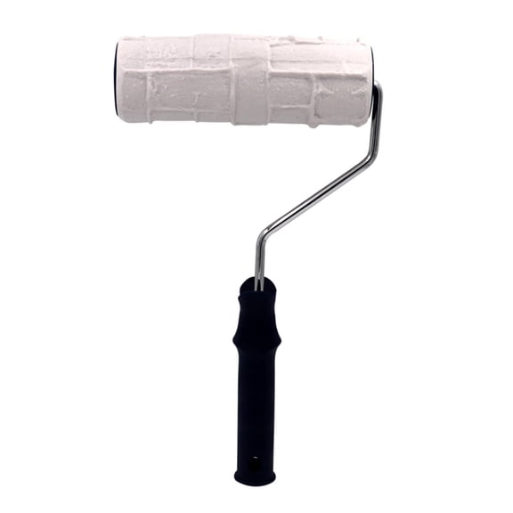 WLPZXP 1PCS Painting Roller Brush Pro Paint Handle Runner Edger Rubber Set Kit DIY Home 8inch 2205TS