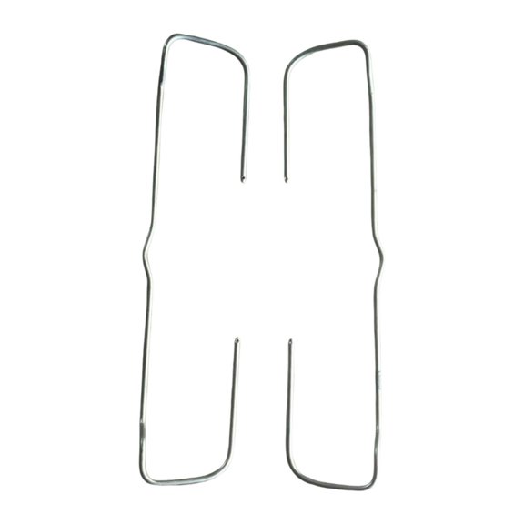 WLPZXP 2 Pieces Curved Handle Foldable Stainless Steel for Storage Crates Accessory B