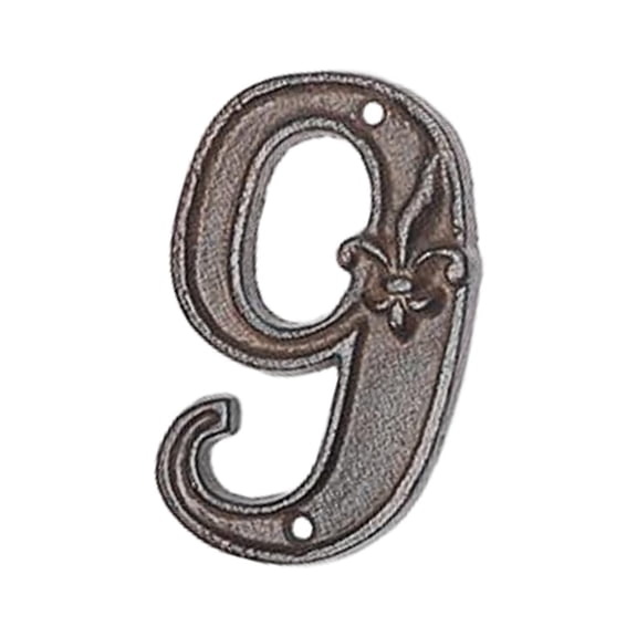 WLPZXP 3D Effect Door Plaque Doorplate Address Number for Apartment Outside Mailbox 9 C-9