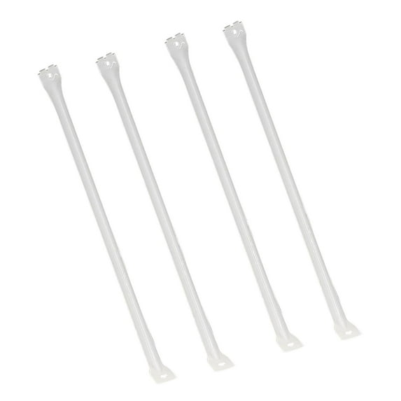 WLPZXP 4 Pieces Wire Shelving Support Brackets s for Installation 44x2.9 cm