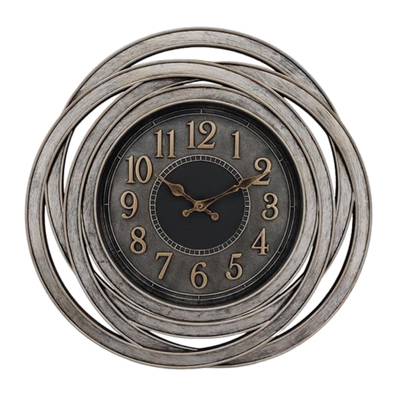 WLPZXP 49.5cm Waterproof Wall Clock Outdoor Garden Silent Sweep Second Accurate Pointer