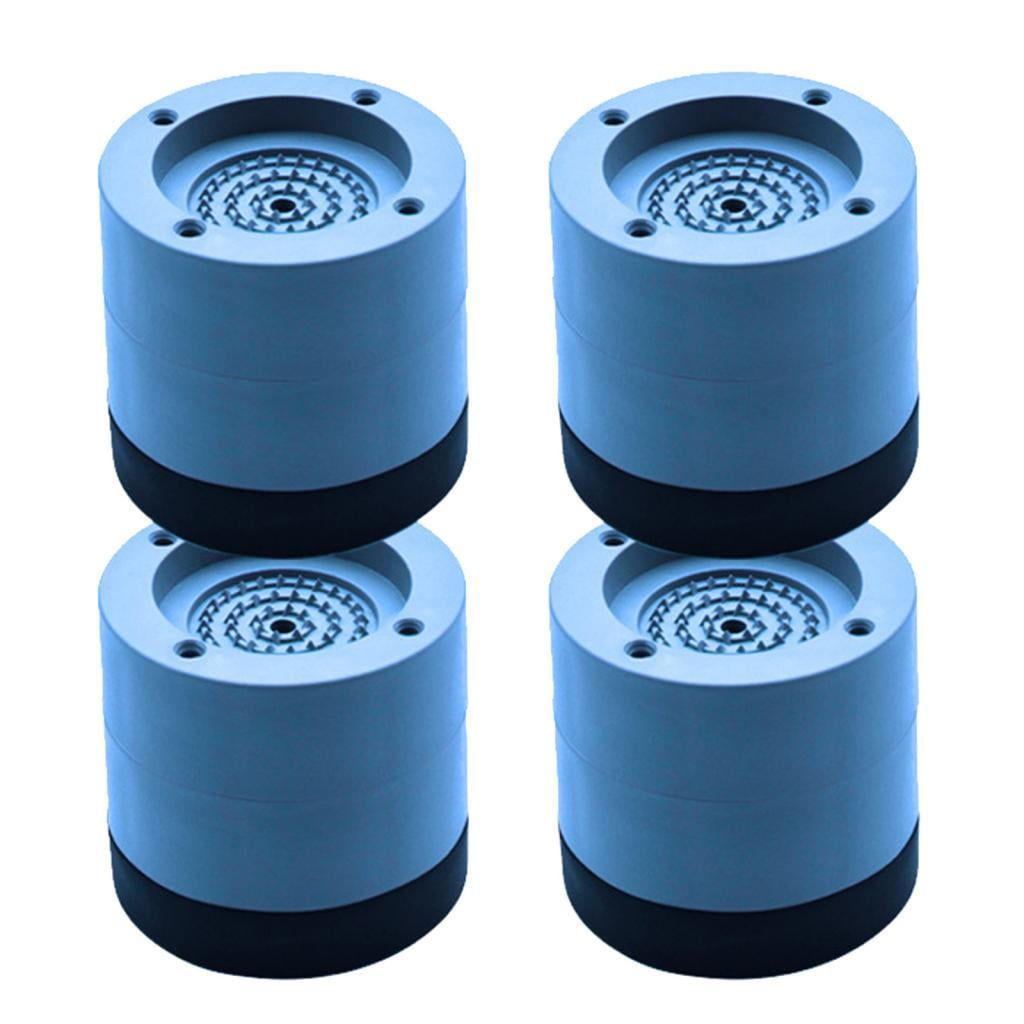 WLPZXP 4Pc Anti Vibration Pads Washer & Dryer Pedestals Fit All Machines Protects Floor Blue 6cm