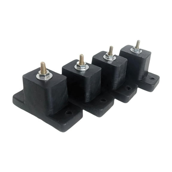 WLPZXP 4Pcs Rubber Conditioner Vibration Isolator Fittings Nonslip Mounting Bracket