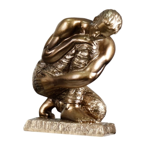 WLPZXP Abstract Sculpture Sports Figure Figurine Man Human Body Statue Artwork Creative Style C
