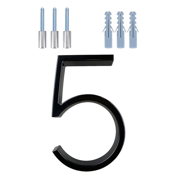 WLPZXP Alloy Address Numbers, Yard Signs with Accessories ,Decorative House Number, for five
