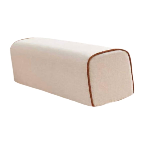 WLPZXP Armrest Cushion for The Couch, Linen Armrest Cushion, Ergonomic, Washable Cover, beige