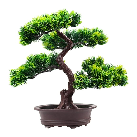 WLPZXP Artificial Bonsai Tree Desktop Display Realistic with Pot Simulation Bonsai Fake