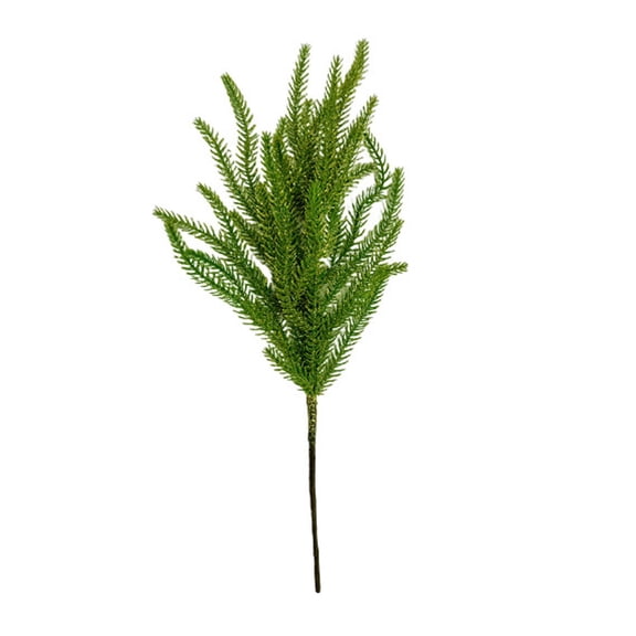 WLPZXP Artificial Pine Leaves Branches Christmas Pine Branches Decorative Faux Greenery Gold powder