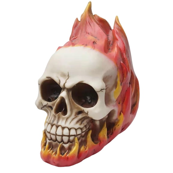 WLPZXP Artificial Resin Skull Statue Decor Sculpture Figurine for Desktop Hotel Bar