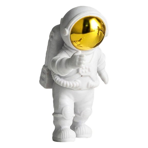 WLPZXP Astronaut Figure Statue Figurine Sculpture Decoration Golden B