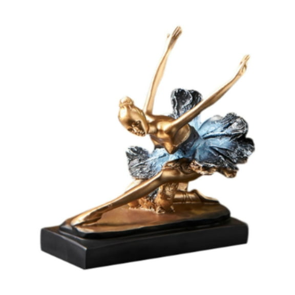 WLPZXP Ballerina Girls Statue Ballet Dancer Statue Tabletop Ballet Dancer Sculpture for Style C