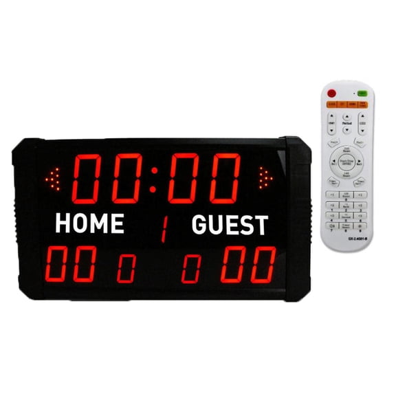 WLPZXP Basketball 24 Seconds Scoreboard 110 V Multiple Functions with 76.2mm,