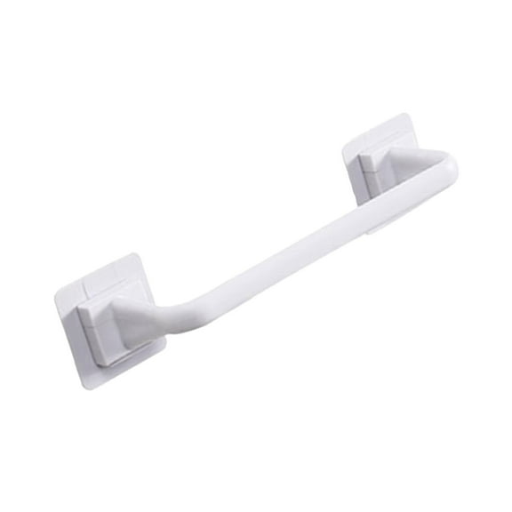WLPZXP Bathroom Over Cabinet Towel Bar Hanger Strong Carrying Capacity Rack Sturdy Hand short white