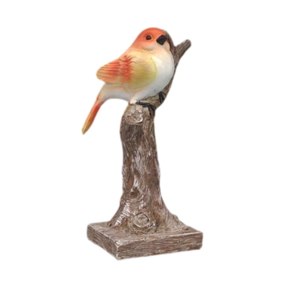 WLPZXP Bird Statuette Decorations Bird Family Small Statue Decor Decorative Gift Robin 1 Bird