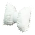 thumbnail image 1 of WLPZXP Bow Pillow PP Cotton Decorative Neck Pillow for Bedroom Farmhouse Study Room White, 1 of 9