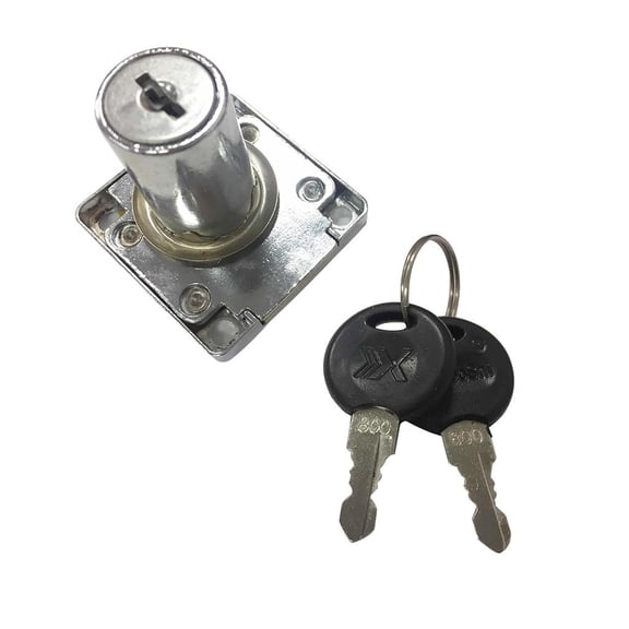 WLPZXP Cam Lock Desk Drawer Lock with 2 Keys for Cupboard Mailbox File Cabinet F F