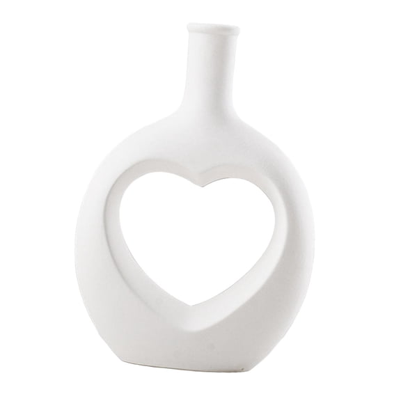 WLPZXP Ceramic Flower Pot Flower Pot Crafts Sculpture Hollow Out Figurine for Farmhouse white B