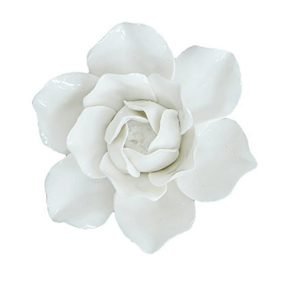 WLPZXP Ceramic Flower Wall Art 3D Hanging Porcelain Flowers Easy Installation Art Decor Peony