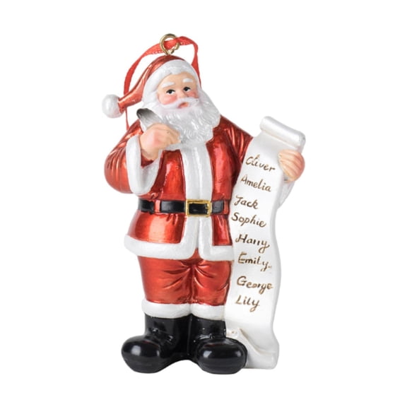WLPZXP Christmas Statue Santa Claus Figurine Artwork Crafts Collection Decoration Resin