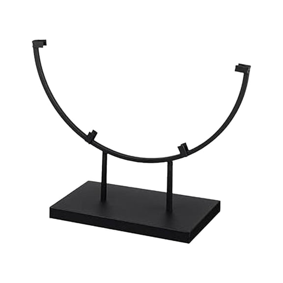 WLPZXP Classic Semicircle Metal Stand Decorative Glass Art Easel Table Panel Holder for 10 inch