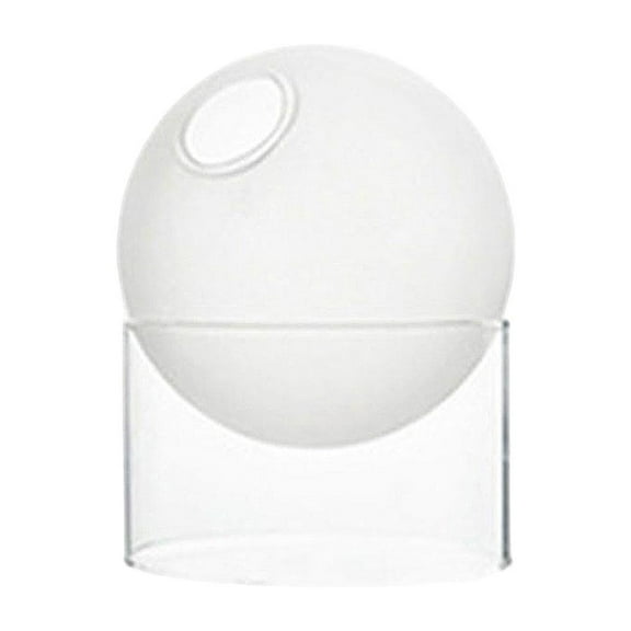 WLPZXP Creative Round Glass Bubble Vase Flower Arrangement Hydroponic Flowers Spherical Matte Short