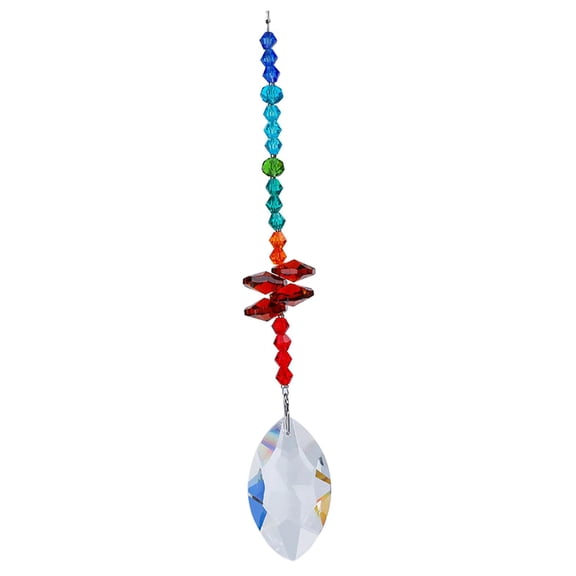 WLPZXP Crystal Glass Chandelier Pendants Window rainbow making Porch Office garden and D