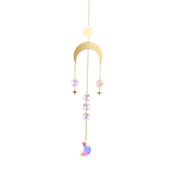 WLPZXP Crystal Suncatcher Wind Chime Wind Bell Garden Home Window Wedding Party Decor Style 3