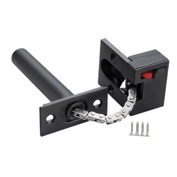 WLPZXP Door Chain Lock Accessories Protection Anti Stole Chain Bolts Lock for Door Door black
