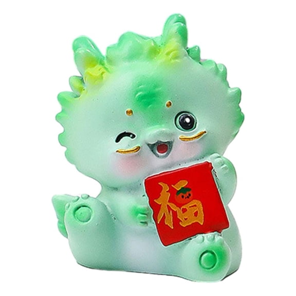 WLPZXP Dragon Statue Car Dashboard Decor Cute Collectible Decorative Miniature Figurine style F
