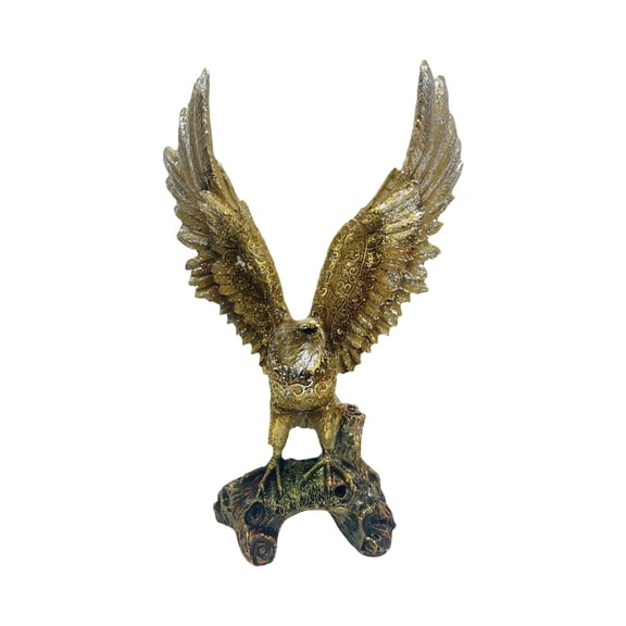 WLPZXP Eagle Resin Ornaments Statue Eagle Figurine for Yard Patio Home and Office Decor