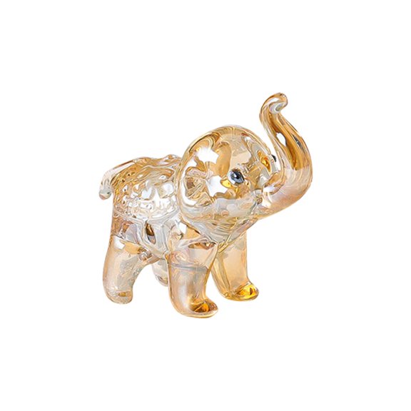 WLPZXP Elephant s Table Centerpoece for Bedroom Fireplace Desktop champagne