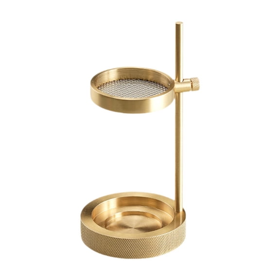 WLPZXP Essential Oil Burner Tealight Candle Holder Brass Multipurpose Wax Melt Burner Oil Diffuser for Bedroom SPA Desk Wedding Gift