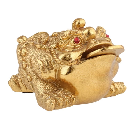 WLPZXP Feng Shui Toad Figurine Animal Sculpture Small Decorative Resin Toad Statue for Style A