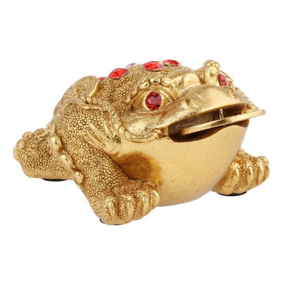 WLPZXP Feng Shui Toad Figurine Animal Sculpture Small Decorative Resin Toad Statue for Style B