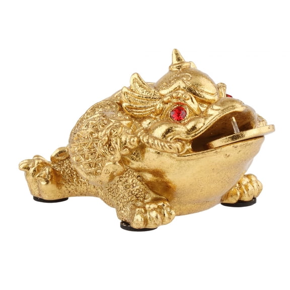 WLPZXP Feng Shui Toad Figurine Animal Sculpture Small Decorative Resin Toad Statue for Style C