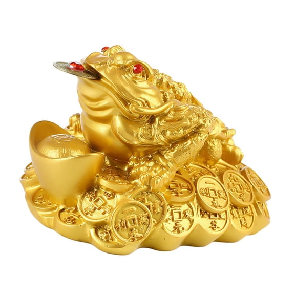 WLPZXP Feng Shui Toad Figurine Collection Wealth Toad Figurine Money Frog Sculpture for Large