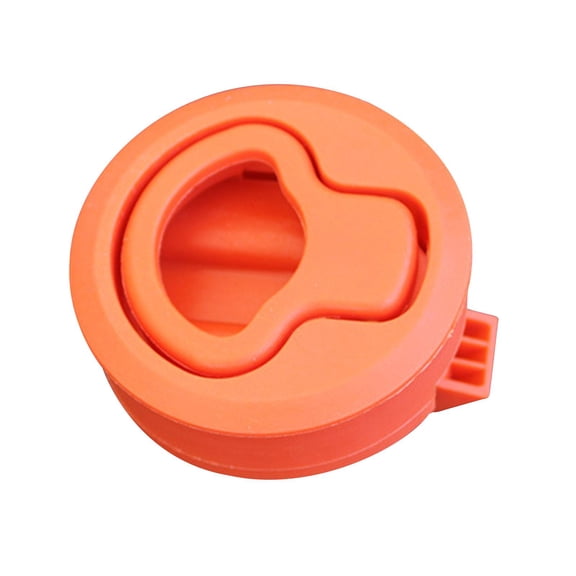 WLPZXP Flush Draw Latch, Draw Lock, Nylon, Round Draw Door Cabinet, Hardware, Draw Lift Orange
