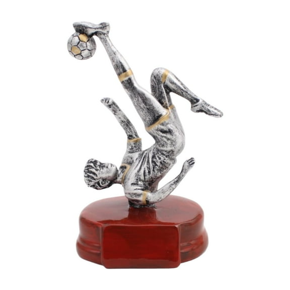 WLPZXP Football Trophy Man Figure, Competitions with Base, Souvenir, Resin, Male Statue