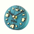 thumbnail image 1 of WLPZXP Fridge Sticker Clock Creative Battery Operated Decorative Coffee Pattern Sticker, 1 of 7