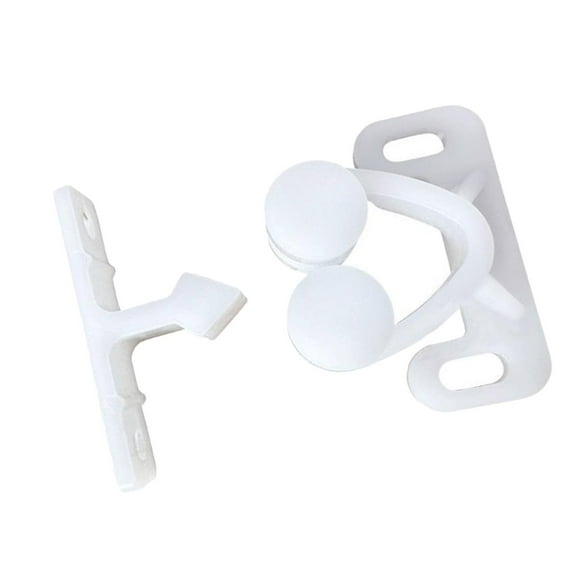 WLPZXP Furniture Cabinet Door Secure Latch Simple Design Modern White Versatile Double