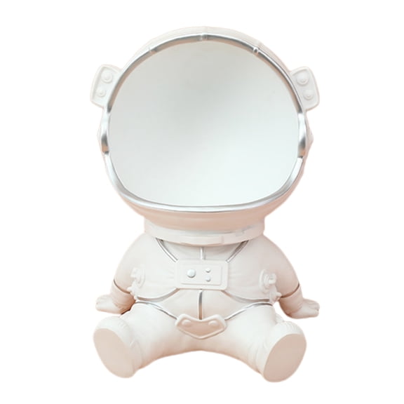 WLPZXP Gazechimp Resin Astronaut Statue Key Storage Figurine Sculpture Home Decor Silver S