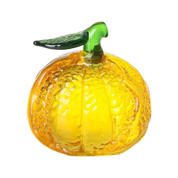 WLPZXP Glass Fruit Figurine, Fruit Ornament, Paperweight, Miniature Fruit Sculpture for G