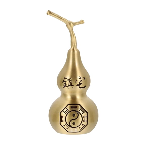 WLPZXP Gourd Feng Shui Figurine 2024 Spring Festival Decor Copper Mini Collection Small