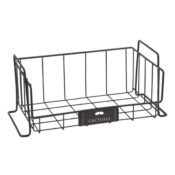 WLPZXP Household Wire Storage Basket Bins Organizer & Handles for Kitchen Bathroom Wire