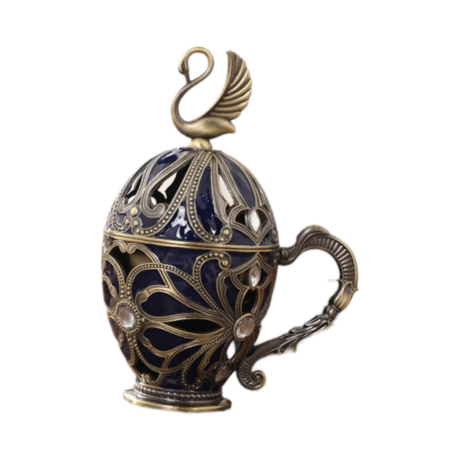 WLPZXP Incense Burner Unique Ash Catcher Censer Incense Stand Incense Holder for Sticks Blue